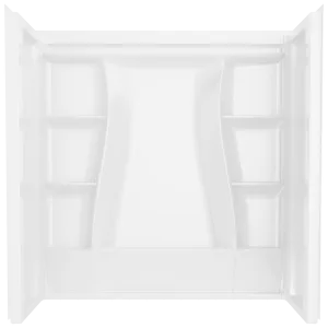 Delta 60"X32" Classic 500 Bathtub Wall In High Gloss White