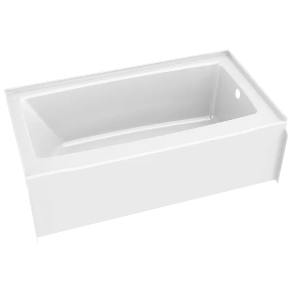 Delta Classic 500 Bathtub 60"X32" Right Drain In High Gloss White