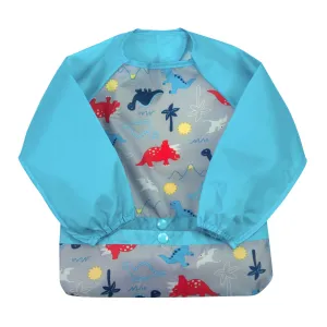 Dinosaurs Snap & Go Easy Wear Long Sleeve Bib