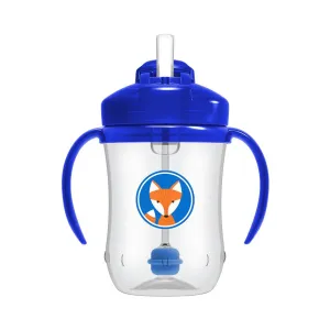 Dr. Brown’s® Baby’s First Straw Cup, 250ml (6m ) - Blue
