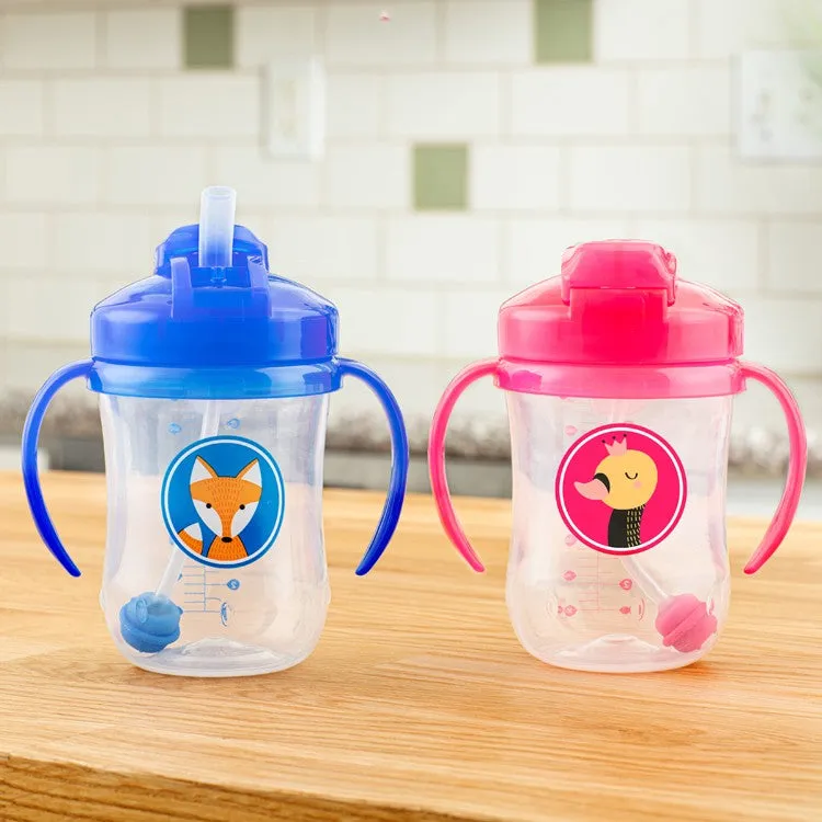 Dr. Brown’s® Baby’s First Straw Cup, 250ml (6m ) - Blue