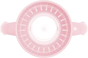 Dr.Brown's Smooth Wall Cheers360 Cup w/ Handles, 7 oz/200mL - Pink Deco