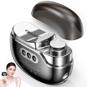 Electric Nail Clipper-3 in 1 Baby Nail Trimmer with Light & 3 Speeds, Fingernail Trimmer, Polisher & Clip Storage, USB Rechargeable Automatic Nail File for Baby, Kids, Adult Gift(Black)