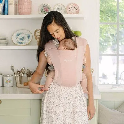 Ergobaby Embrace Cozy Knit Newborn Carrier for Babies - Blush Pink