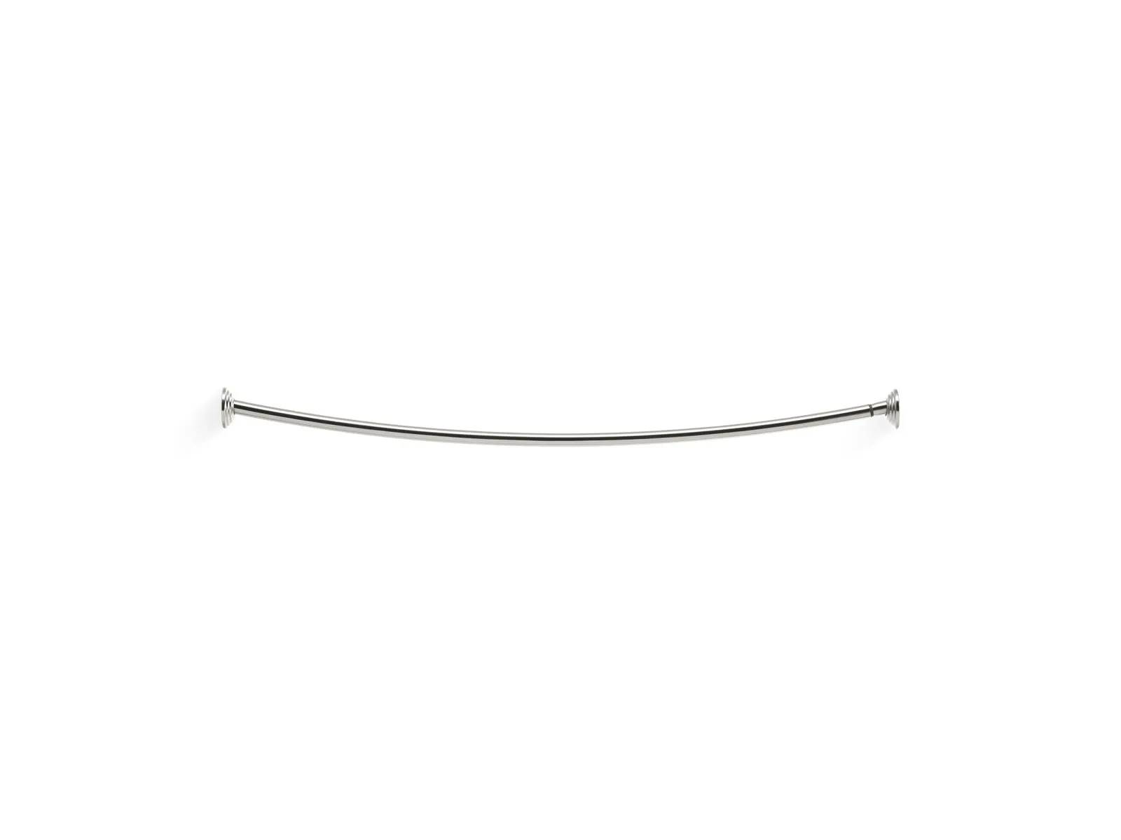 Expanse Traditional Brushed Stainless Shower Rod (47.5" x 4.25" x 3.75")