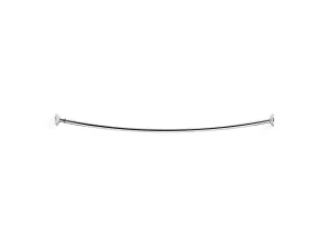 Expanse Traditional Polished Stainless Shower Rod (47.5" x 4.25" x 3.75")