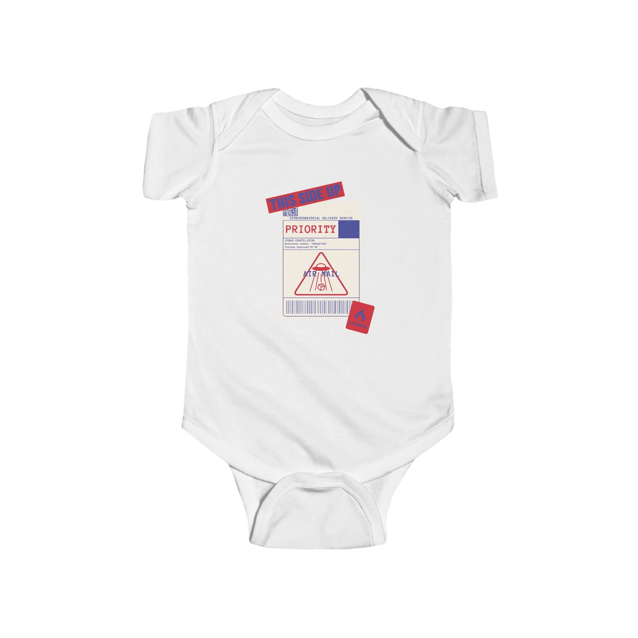 Extraterrestrial Package Funny UFO Bodysuit
