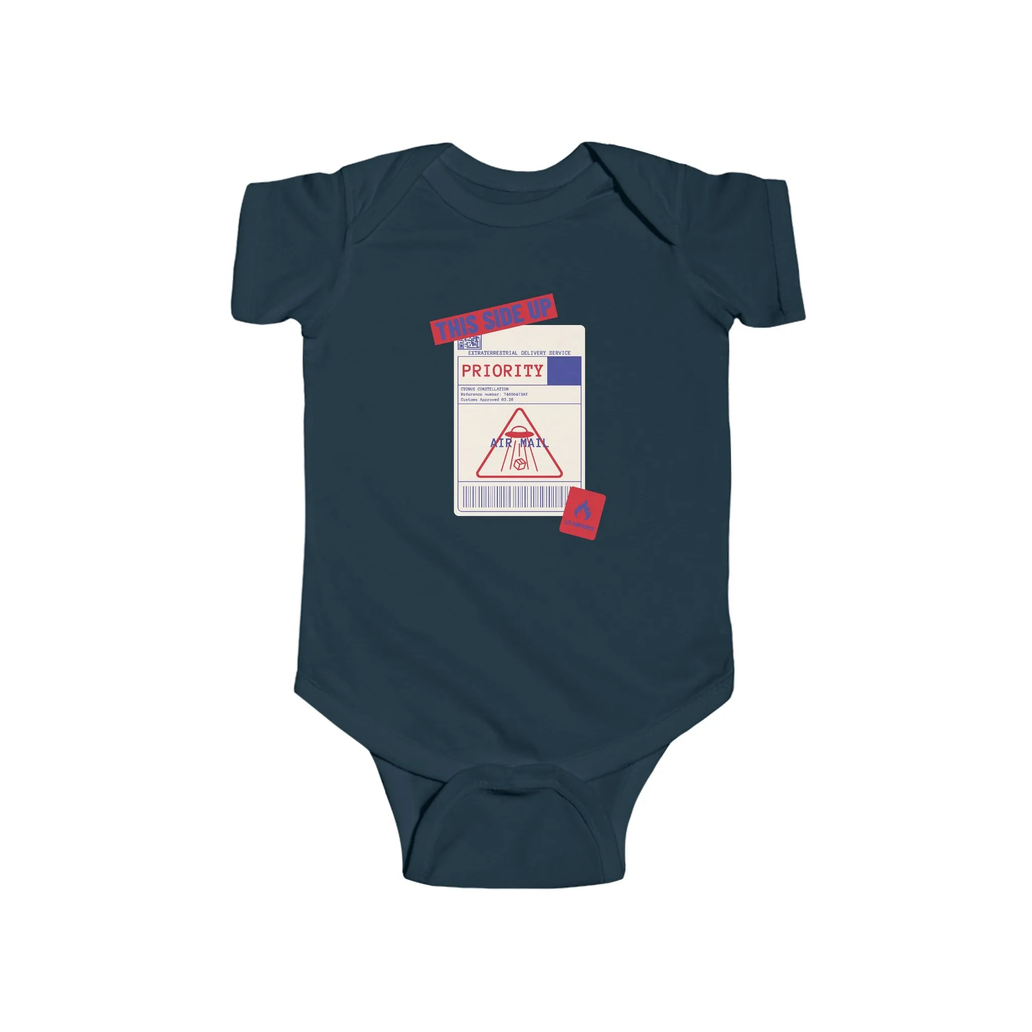 Extraterrestrial Package Funny UFO Bodysuit
