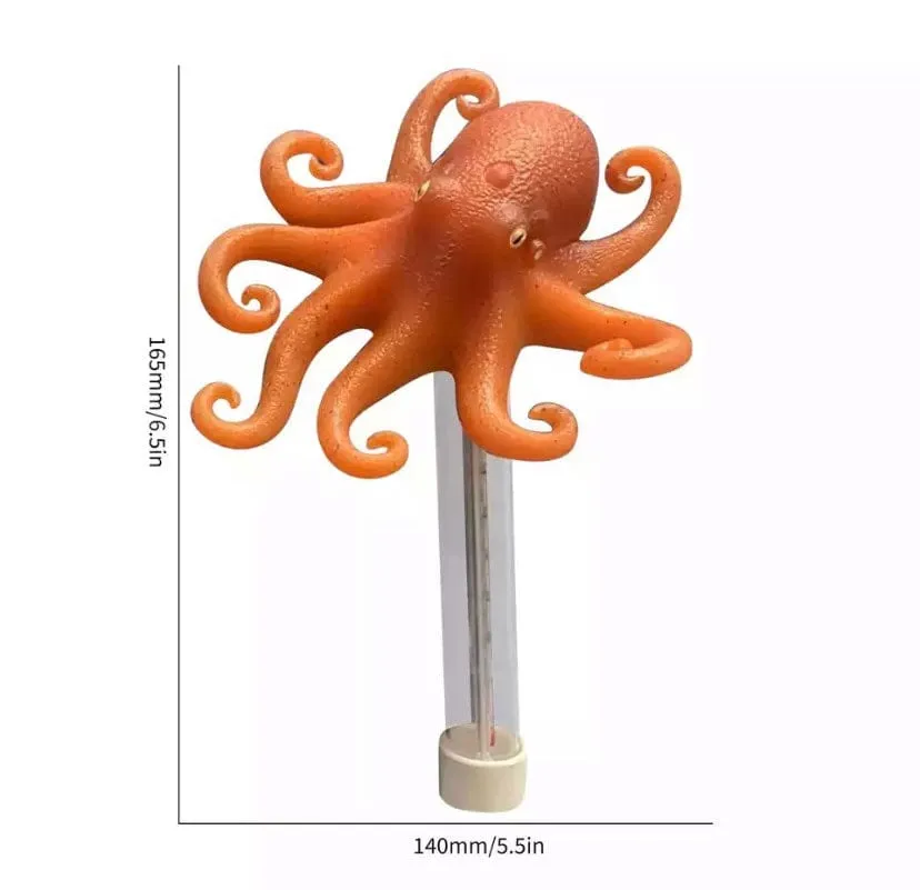 Floating temperature thermometer gage