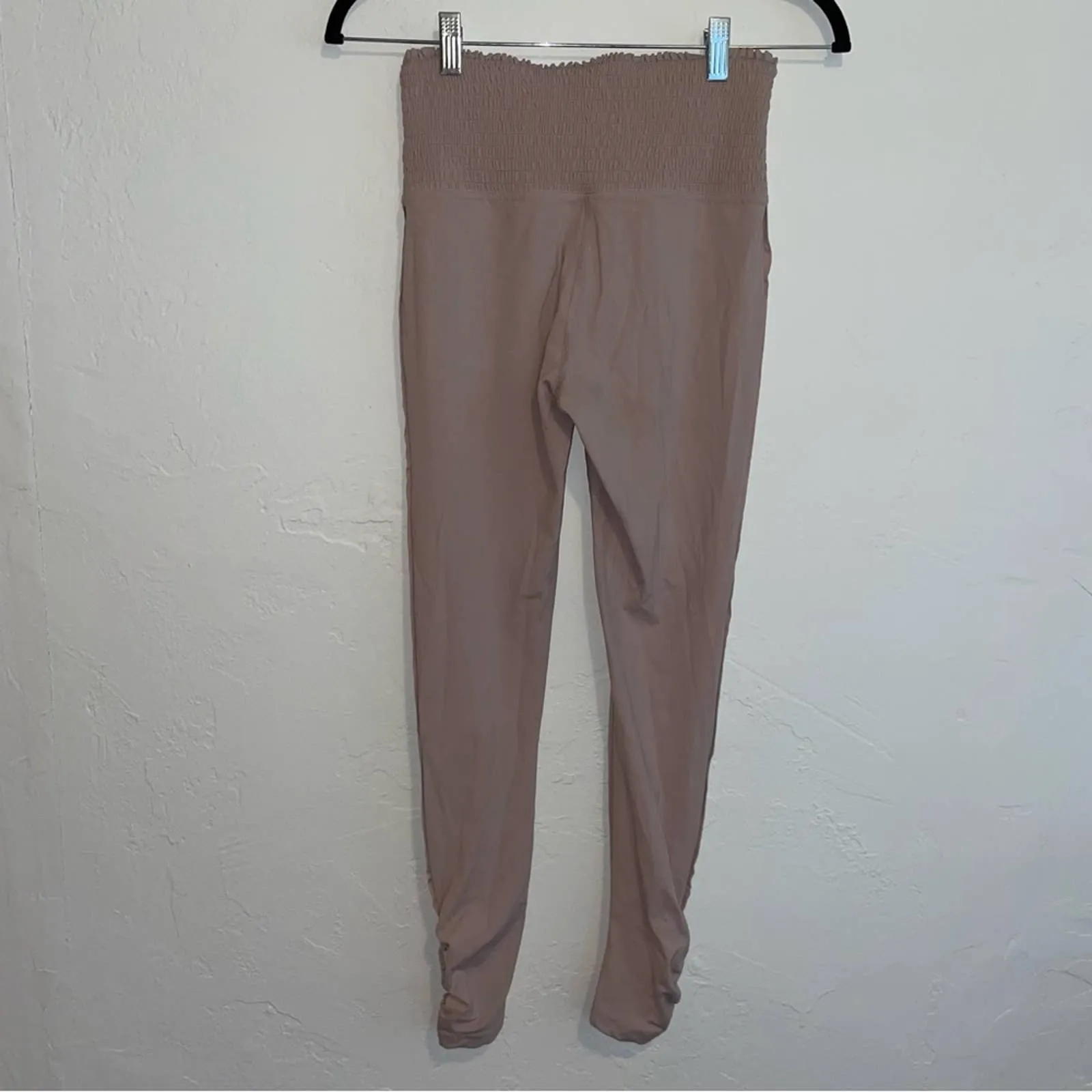 Free People Movement Smock It To Me High Rise Ruched Leggings (Small)