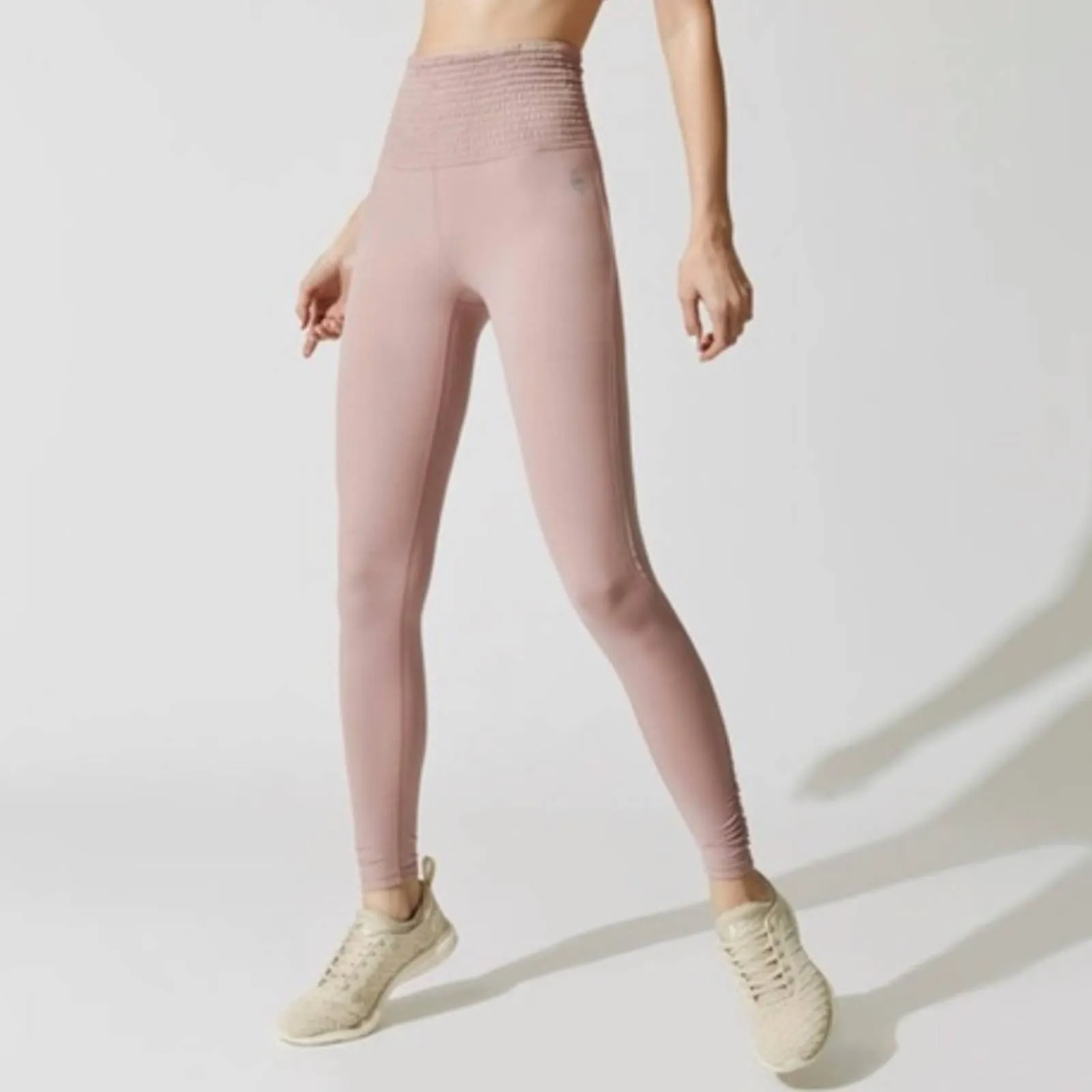 Free People Movement Smock It To Me High Rise Ruched Leggings (Small)