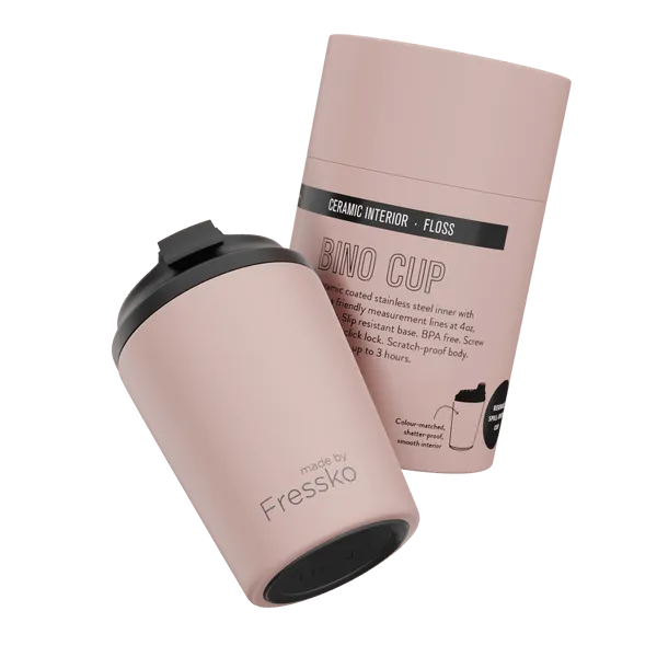 Fressko Reusable Bino Insulated Cup - 8oz Floss