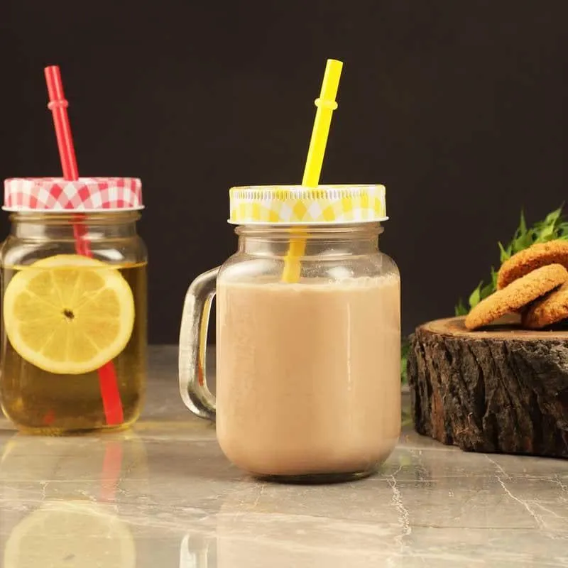 Grip Tight Jar With Straw - Set Of Six