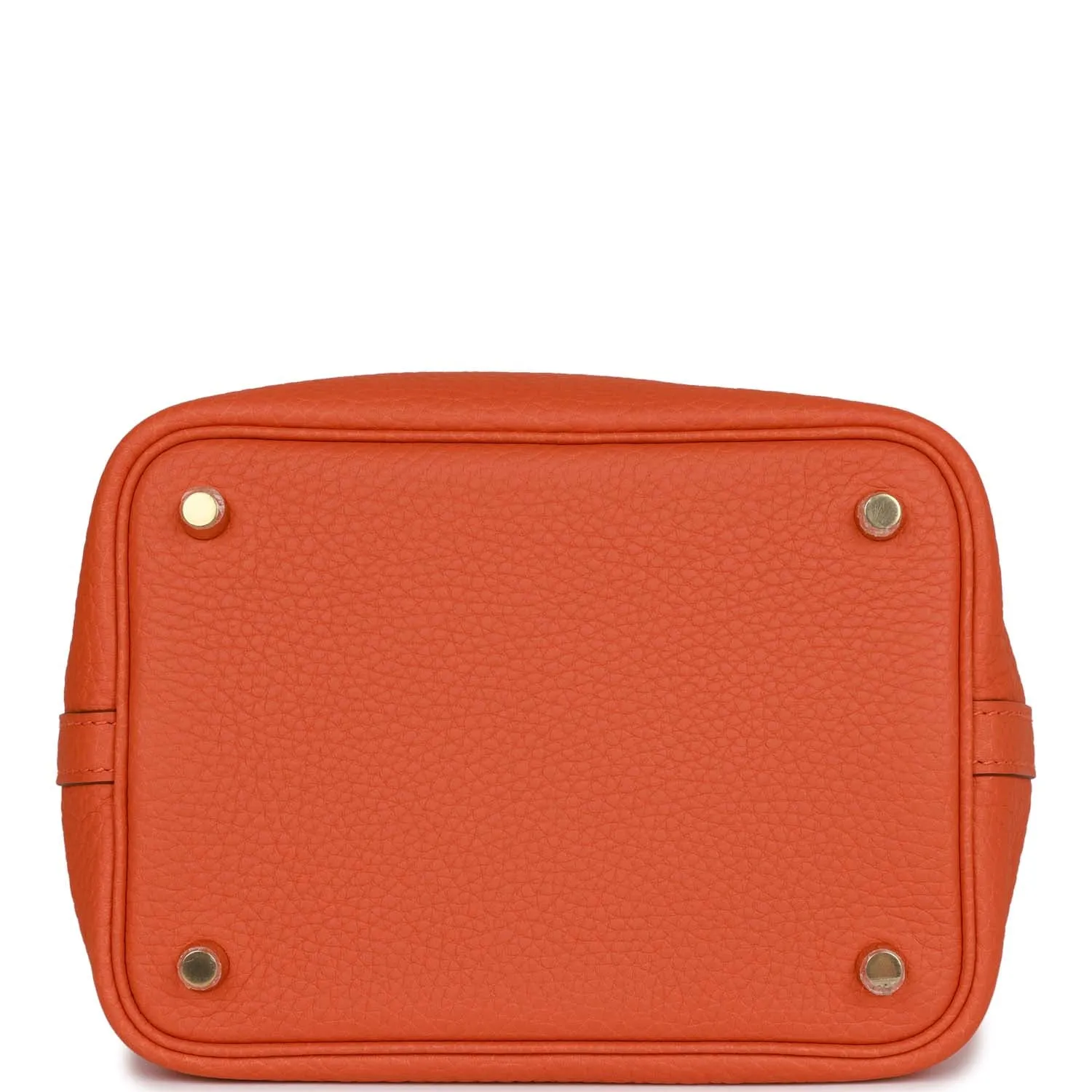Hermes Picotin Lock 18 Orange H Clemence Gold Hardware