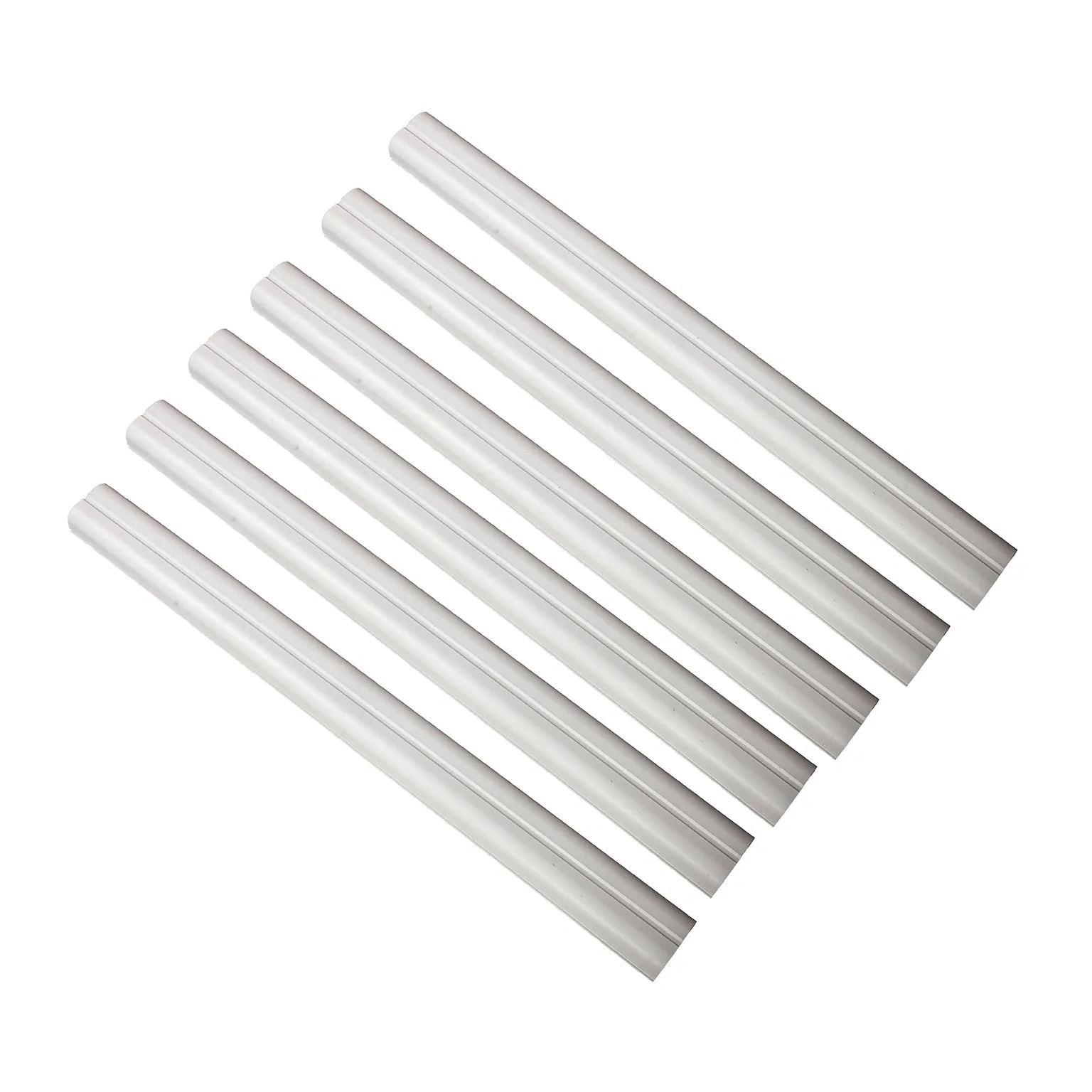HVAC Premium ABS Plastic Decorative Line Set Cover Channel for Ductless Mini Split Air Conditioners - Pipe Cover - 4" - Beige 6 sets of 4' [Total 24']