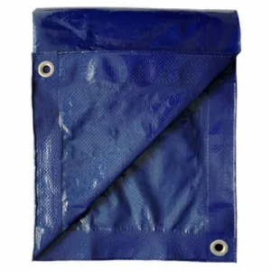 ITM MD-GT-BB-1012 10' Foot x 12' Foot Blue Polyethylene Storage Tarp Cover - Quantity of 2