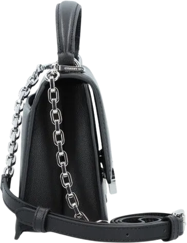 Karl Lagerfeld Ikon Lock Leather Crossbody Bag