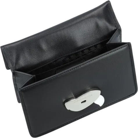 Karl Lagerfeld Ikon Lock Leather Crossbody Bag