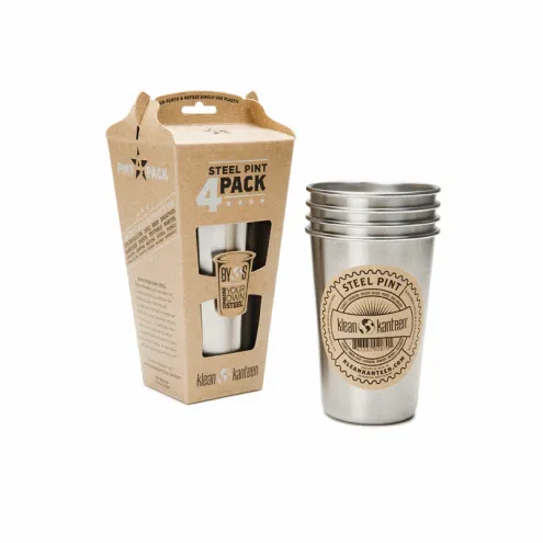 Klean Kanteen Steel Cup 10oz (pack of 4)