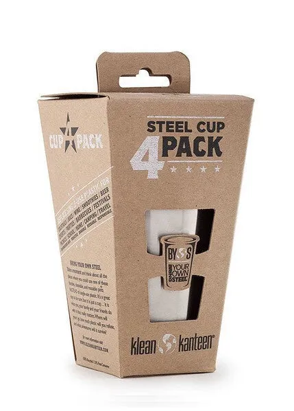 Klean Kanteen Steel Cup 10oz (pack of 4)