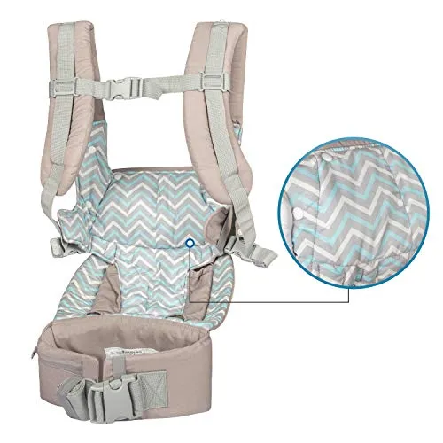 Labi Premium Cotton Baby Carrier with Adjustable Bucket Seat, Ergonomic All Position Baby Backpack with Tuck Away Hood, One of The Most Comfortable Baby Carrier Wrap for Infant & Toddler