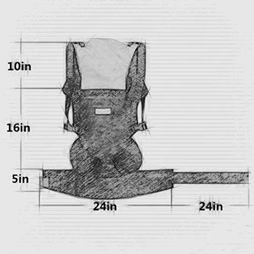 Labi Premium Cotton Baby Carrier with Adjustable Bucket Seat, Ergonomic All Position Baby Backpack with Tuck Away Hood, One of The Most Comfortable Baby Carrier Wrap for Infant & Toddler