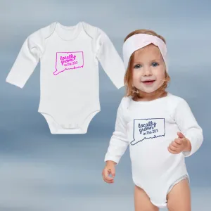 Locally Grown Long Sleeve Onesie