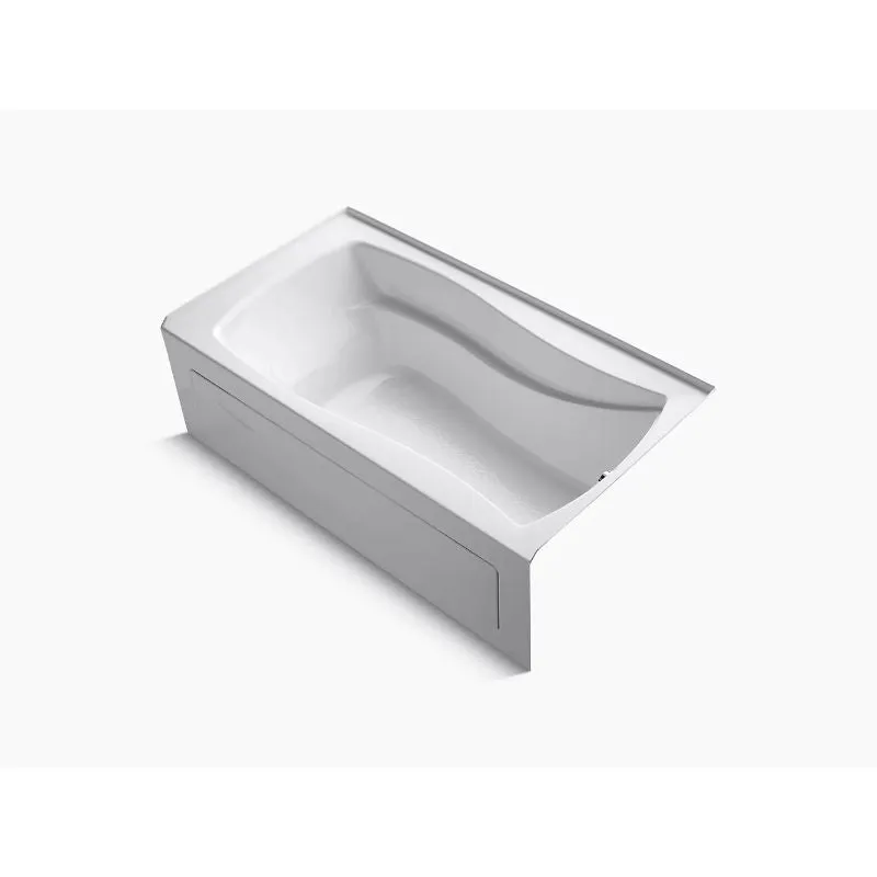 Mariposa 66" x 36" x 20" Right Drain Alcove Bathtub in White