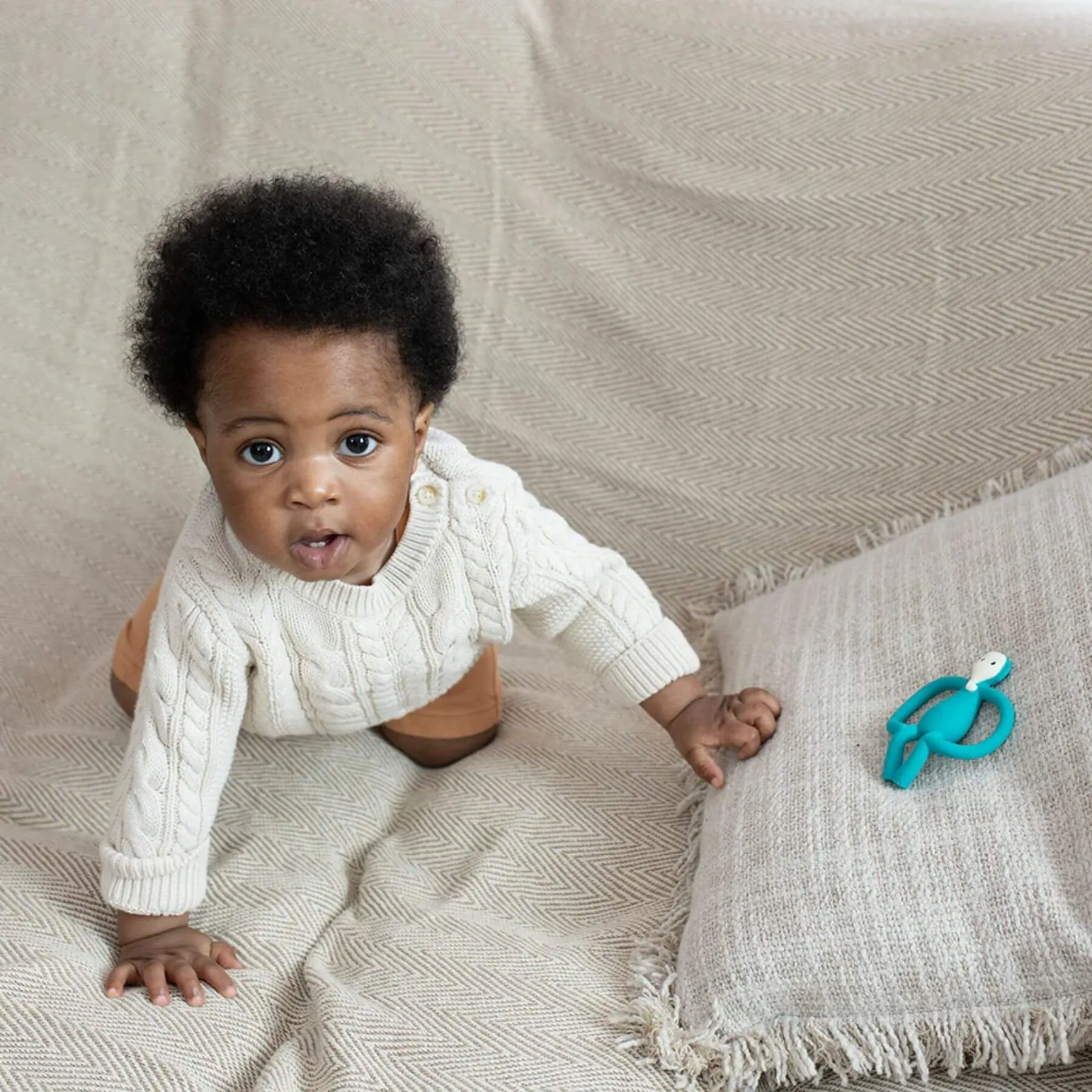 Matchstick Monkey Animal Teether (Echo Elephant)