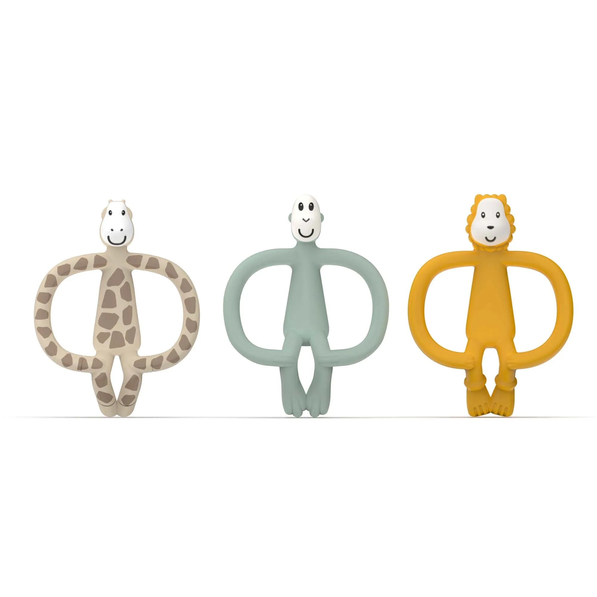 Matchstick Monkey Animal Teether Gift Set 3 Pack