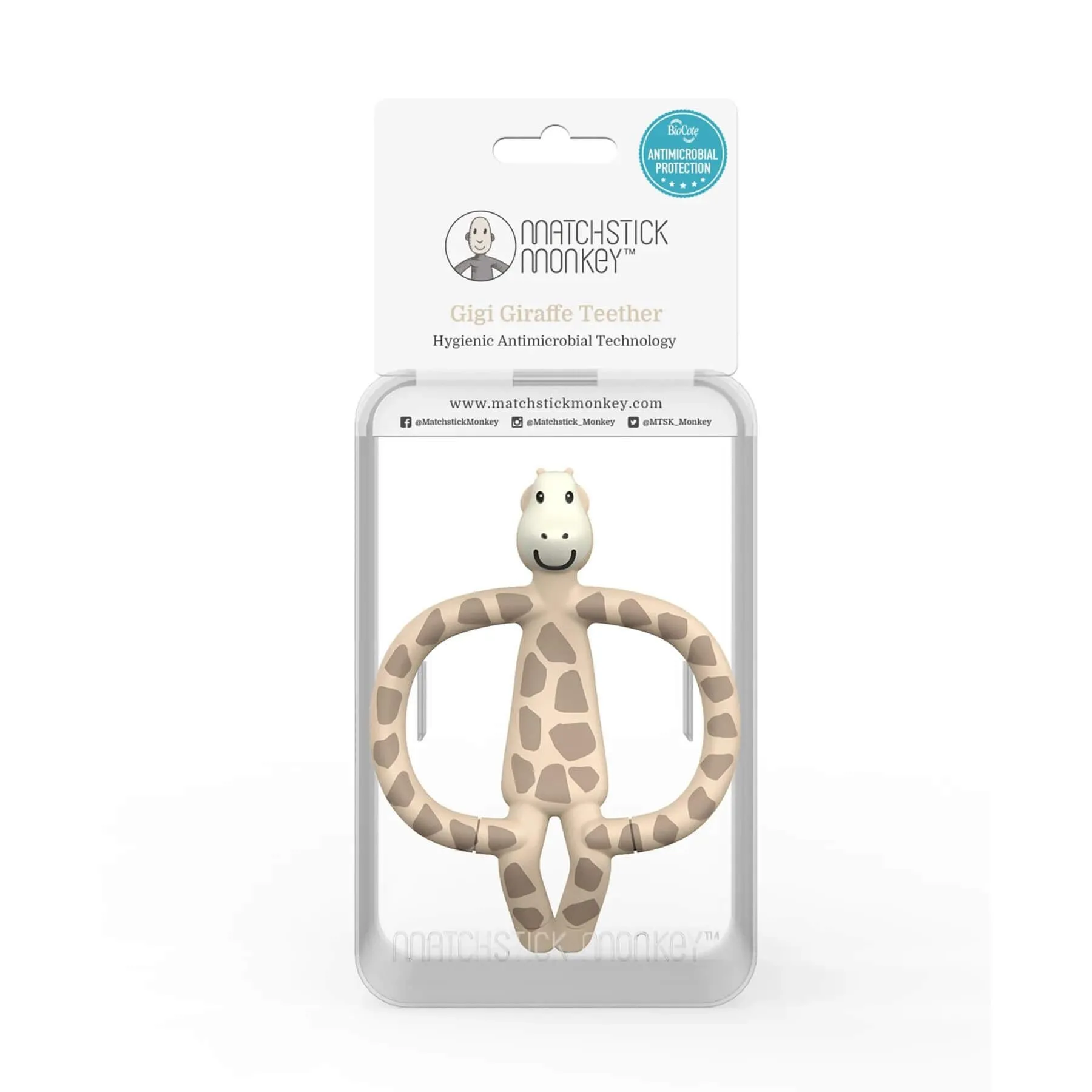 Matchstick Monkey Animal Teether (Gigi Giraffe)