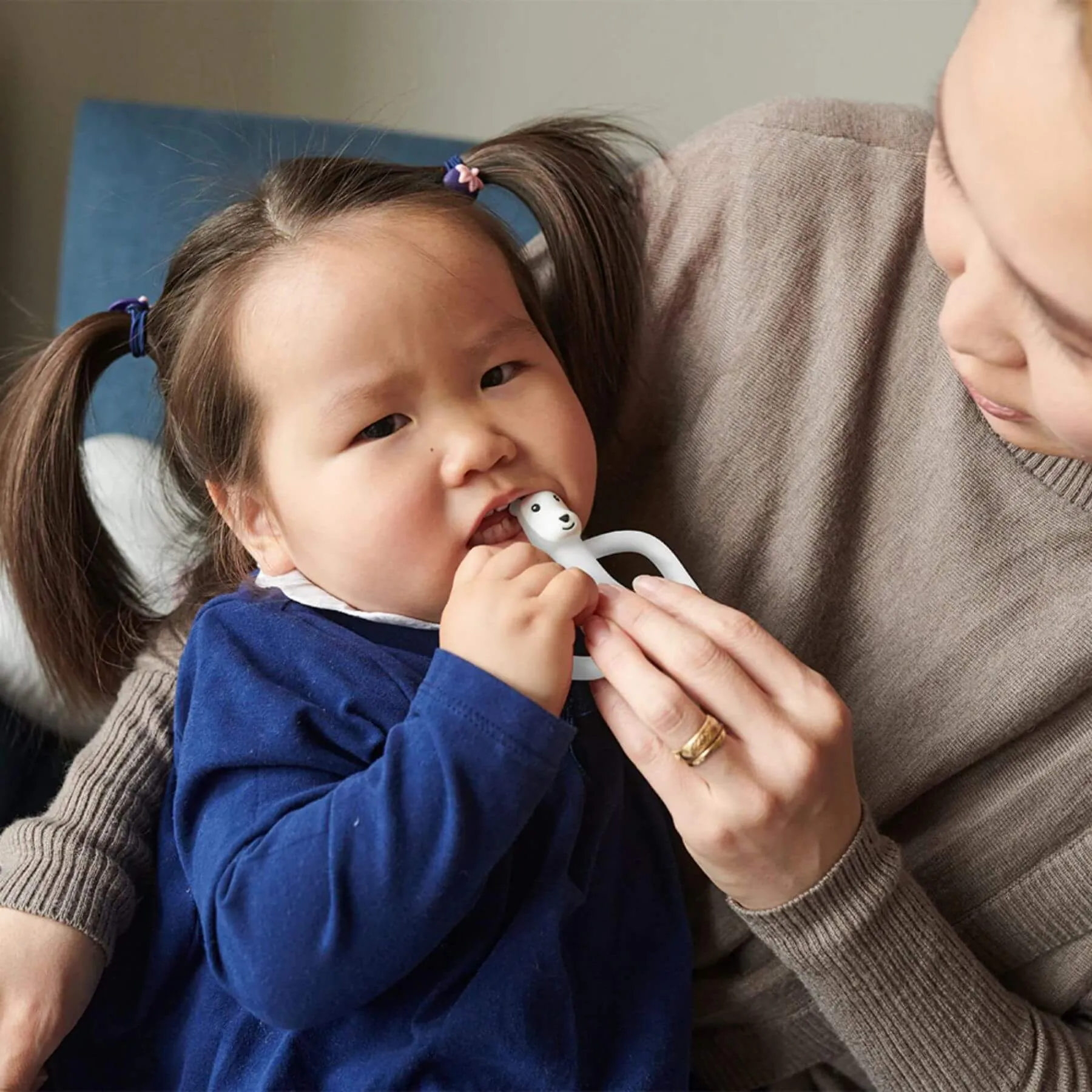 Matchstick Monkey Animal Teether (Pomelo Polar Bear)