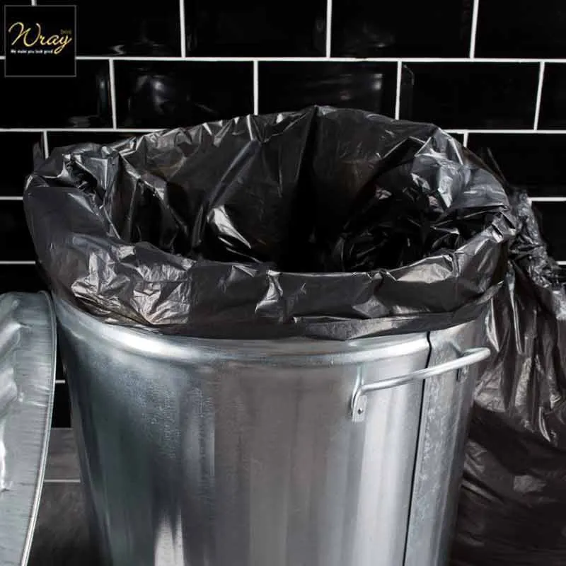 Medium Duty Black Refuse Sacks 34" x200