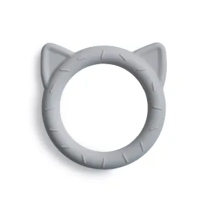 Mushie Cat Teether - Stone