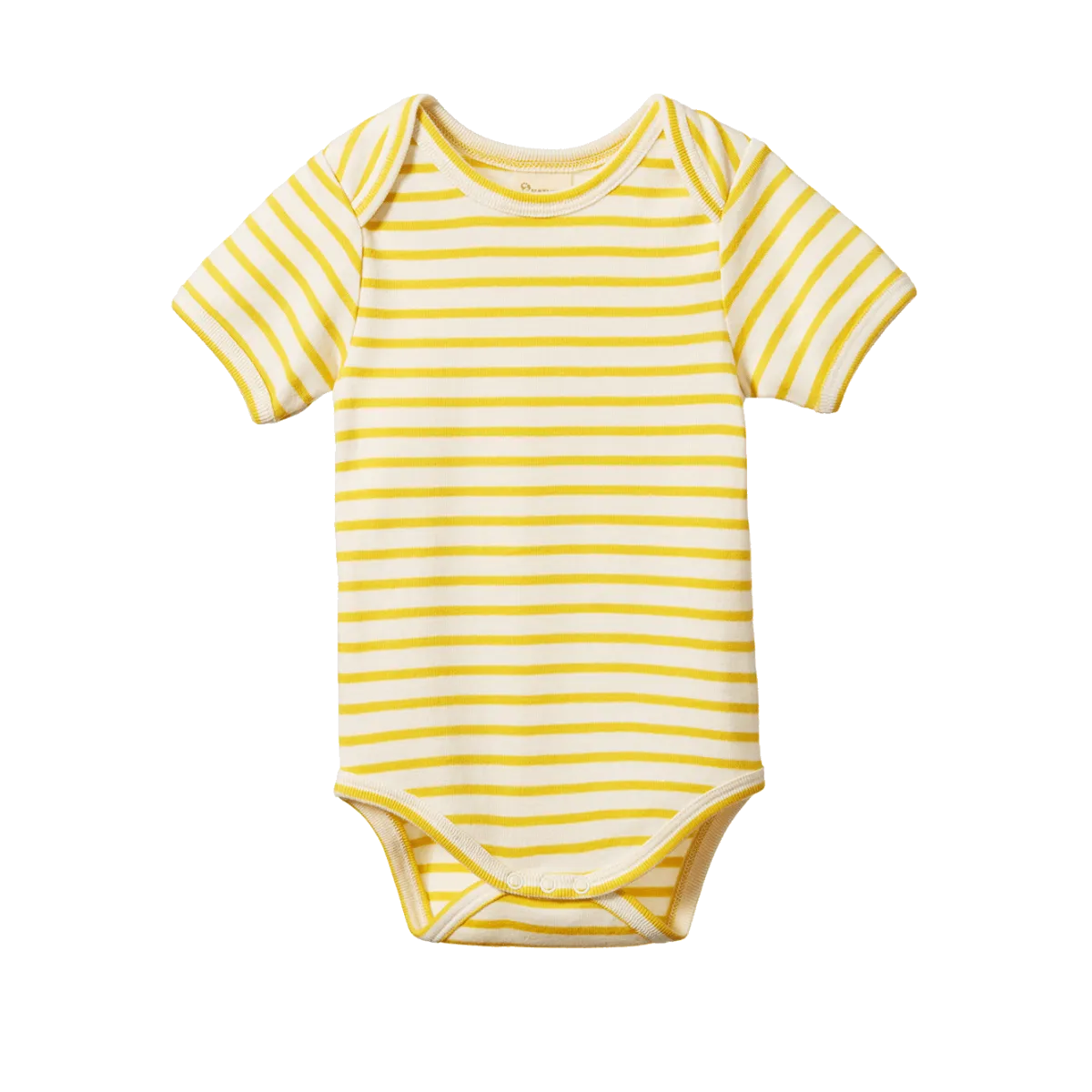 NATURE BABY SHORT SLEEVE BODYSUIT SUNBURST SAILOR STRIPE