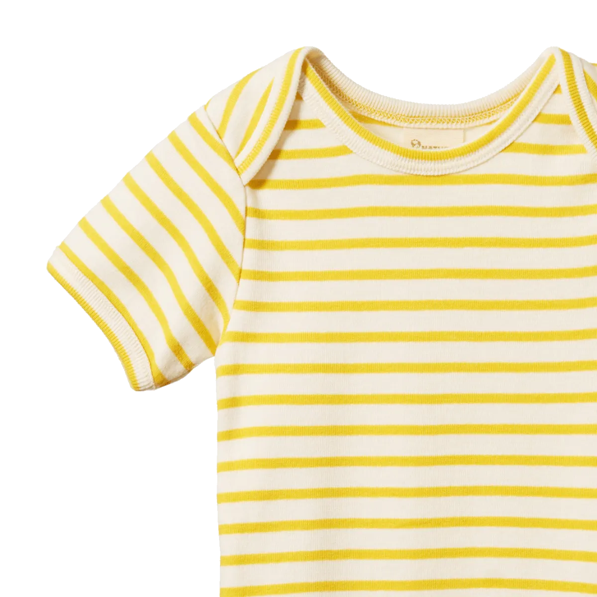 NATURE BABY SHORT SLEEVE BODYSUIT SUNBURST SAILOR STRIPE