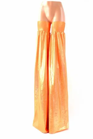 Neon Orange Sparkly Stilt Covers