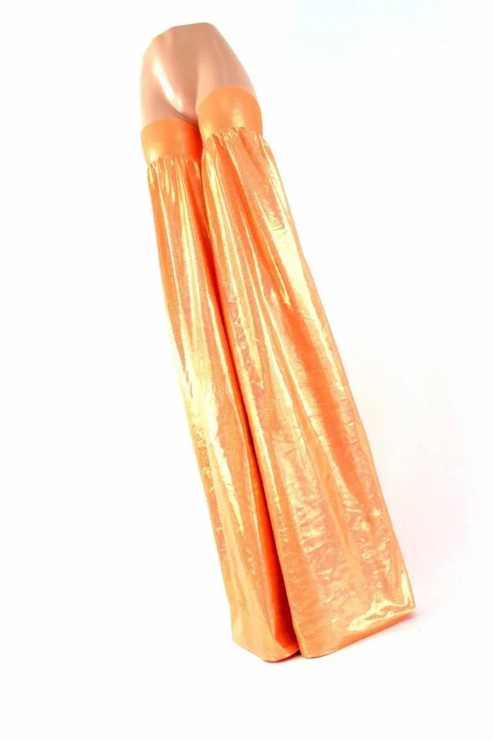 Neon Orange Sparkly Stilt Covers