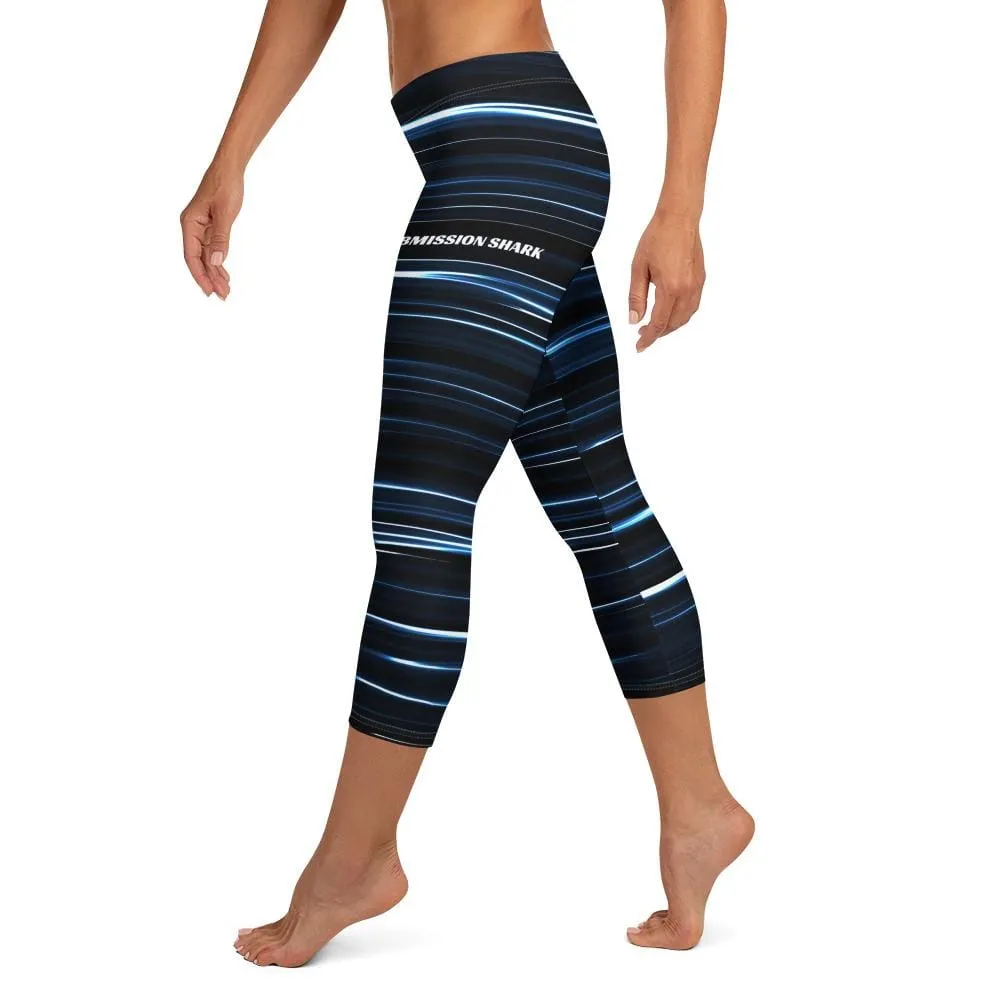Neptune Nights ~ Capri Leggings *