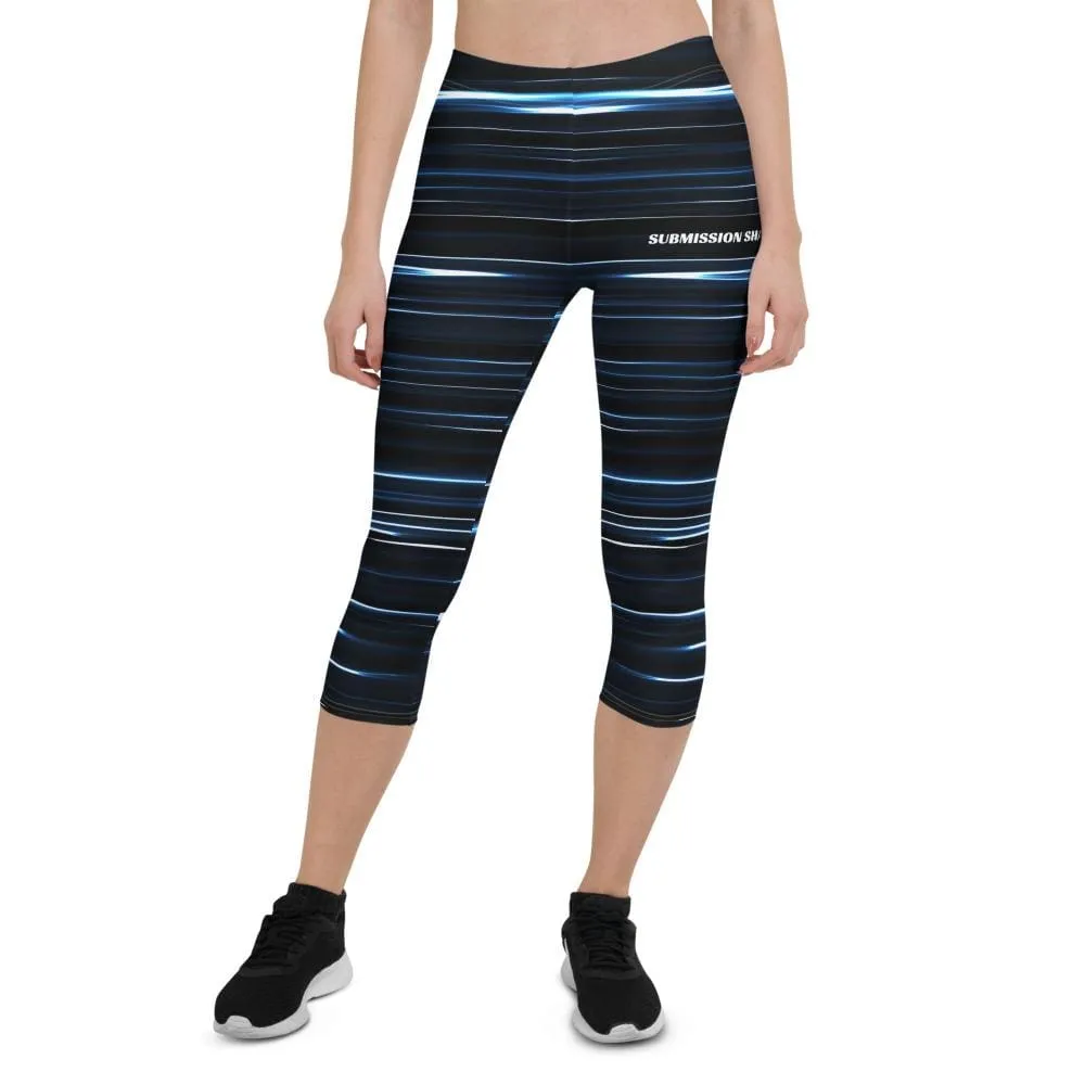 Neptune Nights ~ Capri Leggings *