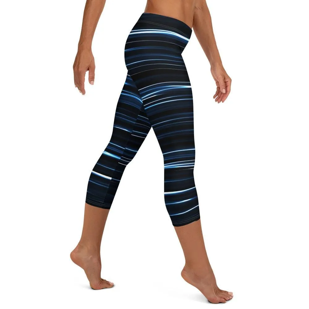 Neptune Nights ~ Capri Leggings *