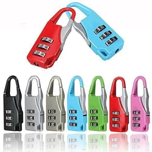 New Resettable Combination Pad Lock Set of 2 locks