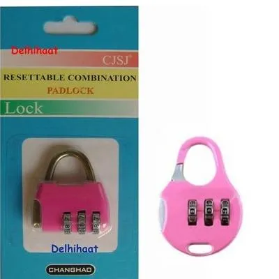 New Resettable Combination Pad Lock Set of 2 locks