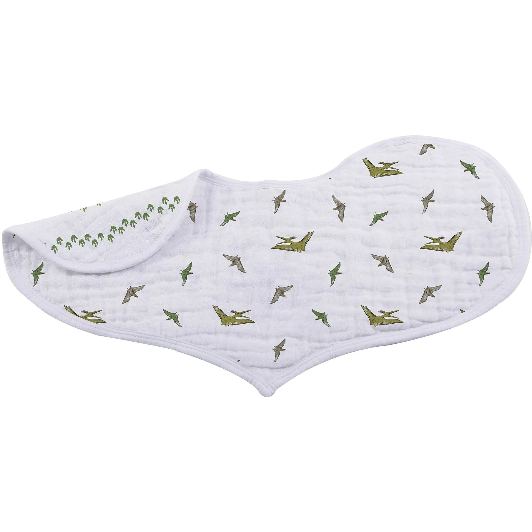 Newcastle Classics Dino Days Cotton Burp Cloth Bib 2-Pack