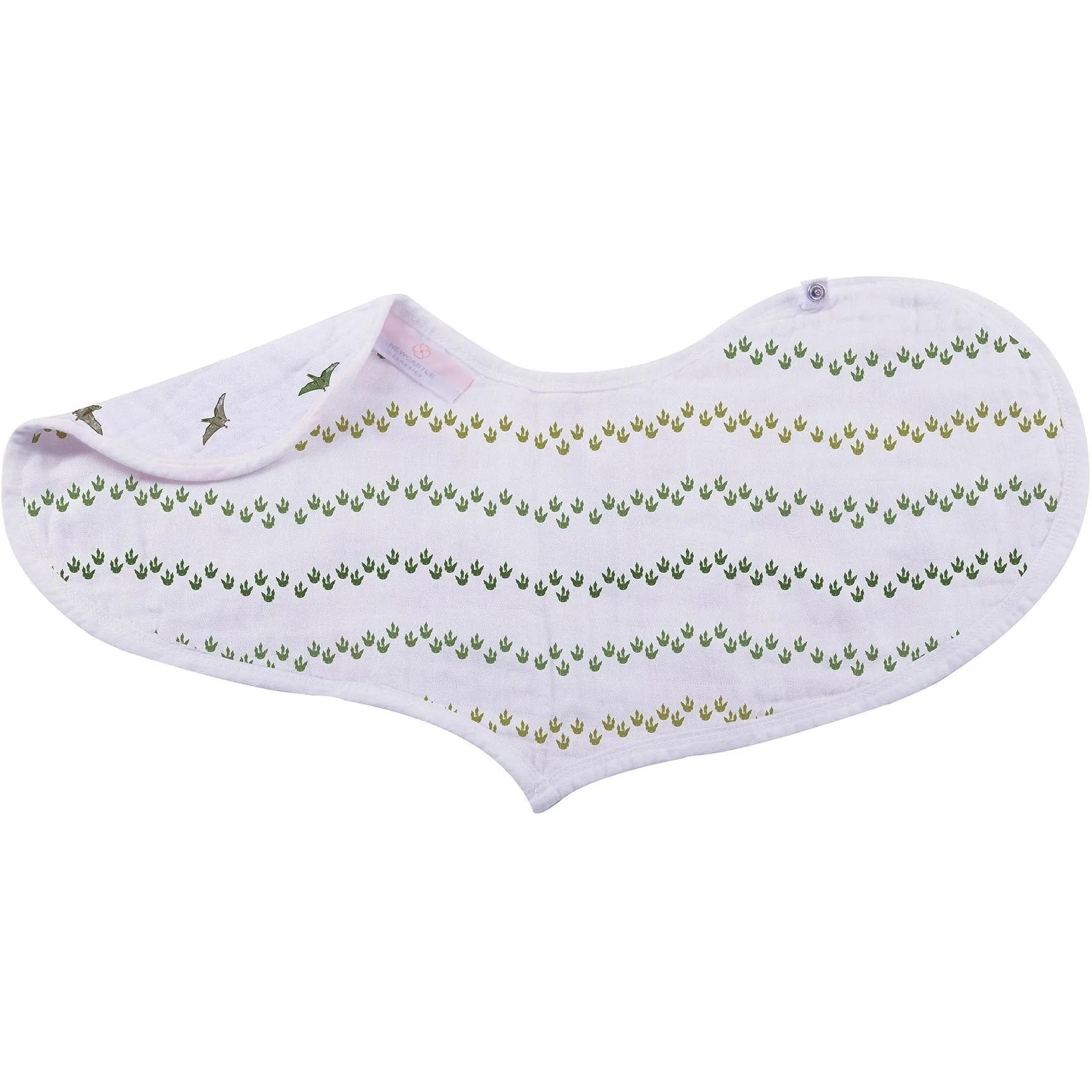 Newcastle Classics Dino Days Cotton Burp Cloth Bib 2-Pack