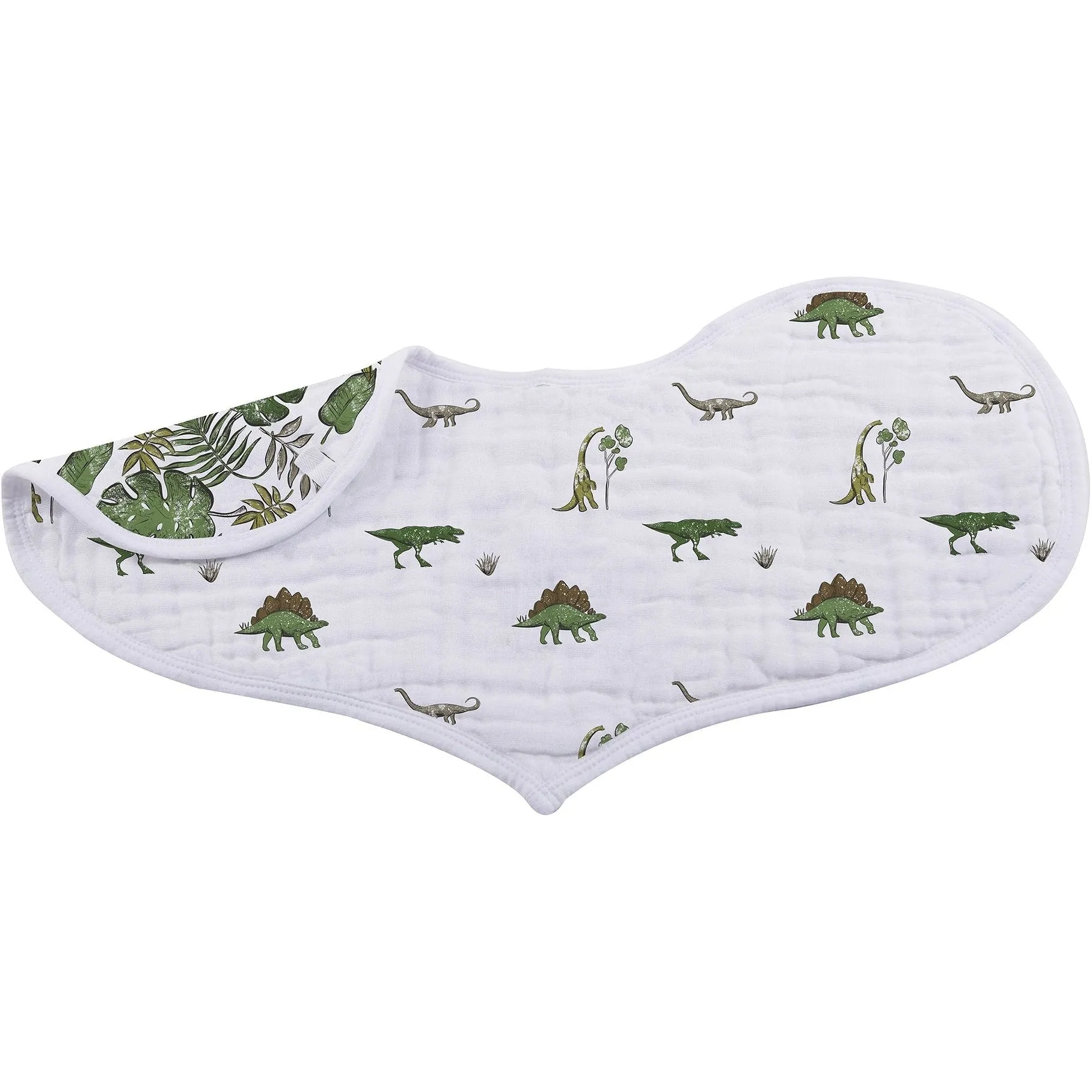 Newcastle Classics Dino Days Cotton Burp Cloth Bib 2-Pack