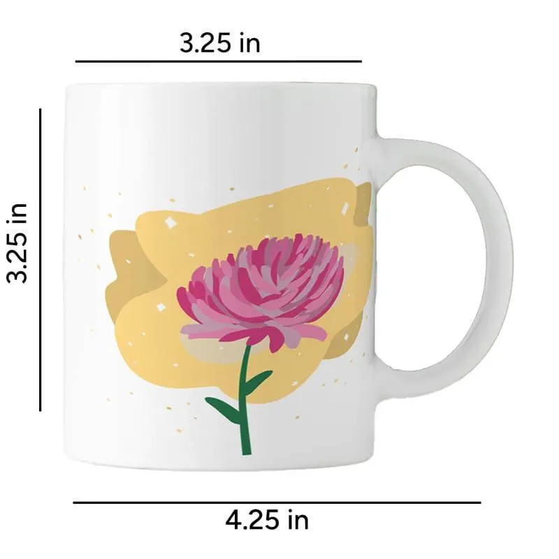 Nivo Glam Flora Mug - 350 ML