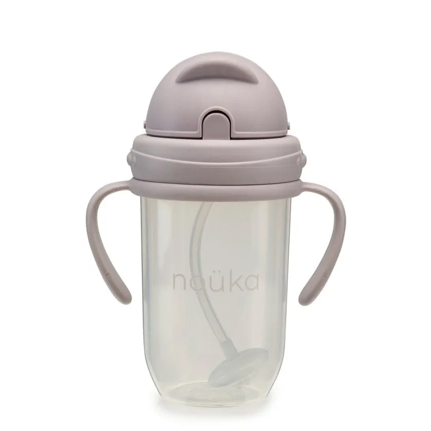 noüka Non-Spill Weighted Straw Cup 9 oz - Bloom