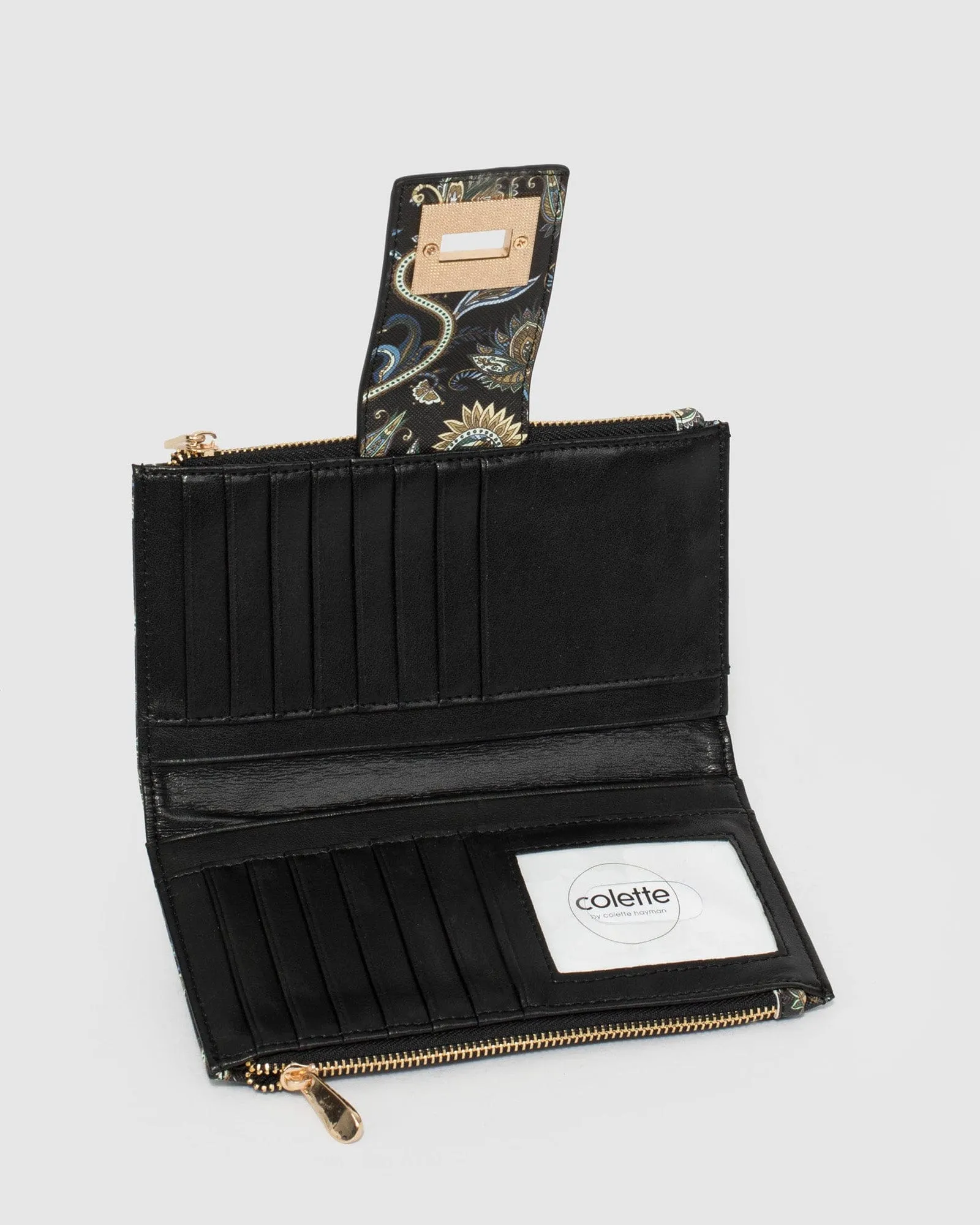 Print Greta Lock Wallet