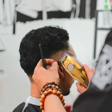 Professional Hair Clippers for men gold Set | Gold Hair Clippers Cordless